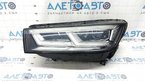 Фара передняя левая в сборе Audi Q5 80A 18-20 LED, после ремонта
