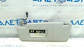 Козирок лівий VW Passat b8 16-19 USA сірий, без гачка, під підсвічування, під хімчистку