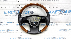 Кермо голе Lexus RX350 RX450h 10-12 дорест, шкіра коричнева з світлим деревом, протерта шкіра, подряпини, тички