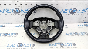 Руль голый Lexus CT200h 11-13 кожа черная, царапины, вмятина, тычки