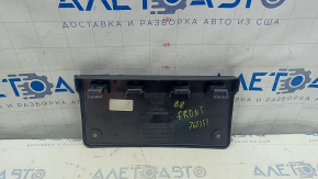 Площадка переднего бампера под номер VW Passat b8 16-19 USA, царапины