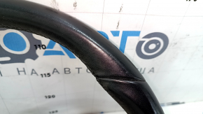Руль голый VW CC 08-17 кожа черная, царапины, затерт, тычки