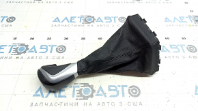Ручка КПП BMW X1 F48 16-19 шкіра чорна, потерта, подряпини