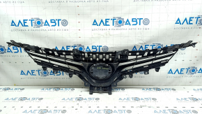 Решетка радиатора grill Toyota Camry v70 18-20 L/LE со значком под радар, песок