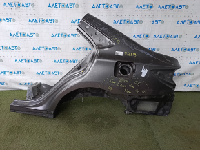 Четверть крыло задняя левая Toyota Camry v55 15-17 usa, графит, отпилена, шпаклевана 0.4-1.2мм, тычки