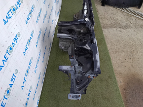 Четверть передняя левая Ford Fusion mk5 13-20 черная отпилена, с центральной стойкой, тычки, крашенная