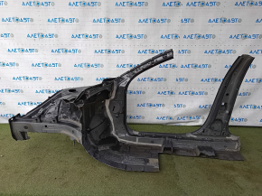 Четверть передняя правая Hyundai Elantra 21-23 графит, отпилена, с центральной стойкой