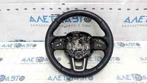 Кермо голе Jeep Compass 17-21 шкіра, чорний, з накладками, з підігрівом, подряпини, тички