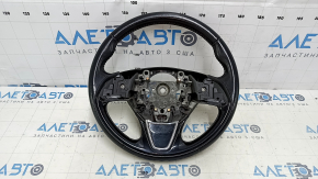 Руль голый Mitsubishi Outlander 14-16 кожа черная, царапины