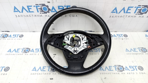Руль голый BMW X5 E70 07-13 кожа, черный, царапины, тычки, под химчистку