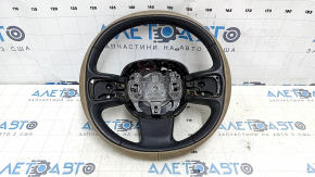 Кермо голе Fiat 500L 14-17 шкіра бежева, подряпини, тичка