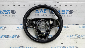 Кермо голе Cadillac ATS 13- шкіра чорна, без кнопок, потертості, подряпини, тички