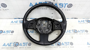 Руль голый Fiat 500 12-16 кожа, черная, с задней накладкой, царапины, под чистку