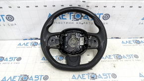 Кермо голе Fiat 500X 16- шкіра чорна, без кнопок, подушка безпеки, вм'ятина, подряпини