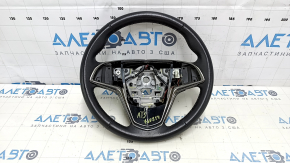 Кермо голе Cadillac ATS 13- шкіра чорна, без кнопок, подряпини, вм'ятина, тички, під чистку