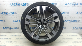 Комплект дисков с резиной R21 255/40 8,5J ET:34 Audi Q5 80A 18-24 стиль 42V, Pirelli P Zero, 4.5мм, бордюрка, шишка,
