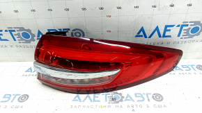 Фонарь внешний крыло правый Ford Fusion mk5 17-20 с хром молдингом, царапины