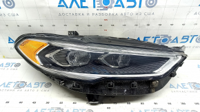 Фара передня права у зборі Ford Fusion mk5 17-20 LED, з DRL з блоком