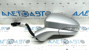 Дзеркало бічне ліве у зборі Ford Fusion mk5 13-20 14 пінів, BSM, автозатемніння, поворотник, підігрів, підсвічування, срібло