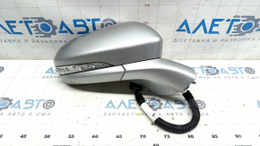 Дзеркало бічне праве у зборі Ford Fusion mk5 13-20 12 пінів, BSM, поворотник, підігрів, освітлення, срібло, подряпини