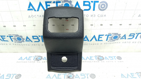 Накладка центральної консолі задня Ford Fusion mk5 17-20 чорна під дефлектор