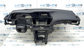 Торпедо передня панель з AIRBAG Honda Accord 13-17 чорна, під малу проекцію, з накладками, подряпини, під хімчистку, деформована