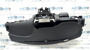 Торпедо передняя панель с AIRBAG Honda Accord 13-17 черная, под малую проекцию, с накладками, царапины, под химчистку, деформирована