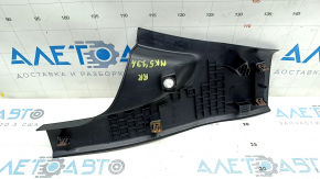 Накладка порога задняя правая Ford Fusion mk5 17-20 черная, царапины