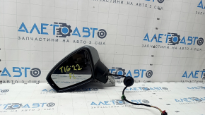 Дзеркало бічне ліве у зборі VW Tiguan 22-24 6 пінів, поворотник, підігрів, срібло, тички