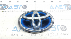 Емблема решітки радіатора grill Toyota Prius 30 10-15 подряпини, тички, пісок