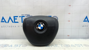 Подушка безпеки airbag в кермо водійська BMW 5 F10 11-16 чорна, Sport, іржавий піропатрон