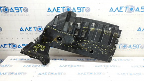 Захист переднього бампера Ford Fusion mk5 17-20 правий, потертий, надламаний, тріщини