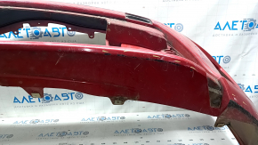 Бампер передний голый Toyota Prius 30 13-15 рест, красный, царапины