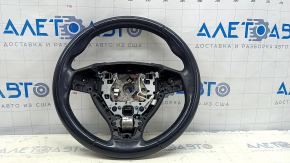 Руль голый BMW 5 F10 11-16 sport, кожа черная, с удержанием полосы, под лепестки, подогрев, царапины, тычки