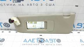 Козирок лівий BMW 5 F10 11-16 бежевий oyster, без гачка, під чищення
