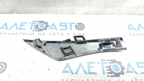 Молдинг переднего бампера нижний левый Toyota Venza 21-24 хром, песок