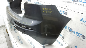 Бампер задний голый Volvo XC60 20-21 под парктроники, BSM и park assist, графит