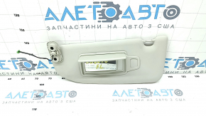 Козирок лівий Volvo XC60 18-26 сірий, без гачка, з підсвічуванням