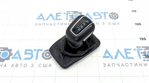 Ручка КПП Volvo XC60 19-21 T5, T6 кожа черная, с чехлом, царапины