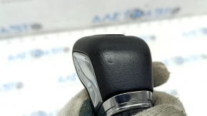 Ручка КПП Volvo XC60 19-21 T5, T6 кожа черная, с чехлом, царапины