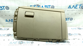 Перчаточный ящик, бардачок Mitsubishi Outlander 14-22 бежевый, 2 части, потертость
