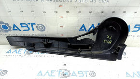 Накладка боковая пассажирского сидения правая Mitsubishi Outlander 14-20 черная, под механику, потертости