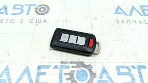Ключ smart key Mitsubishi Outlander 14-21 3 кнопки, потерт, дефект эмблемы