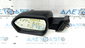 Дзеркало бічне Ford Explorer 20-24 15+2 пінів, підсвічування, поворотник, підігрів, пам'ять, автозатемніння, камера, BSM, чорний глянець