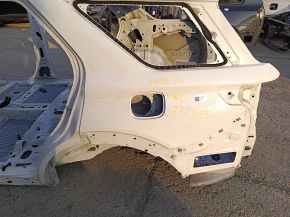 Чверть крило задня ліва Ford Explorer 20-25 на кузові, біла, подряпина