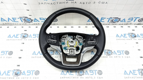 Кермо голе Ford Explorer 20-20 шкіра чорна, Platinum, підігрів, з кнопками, пелюстками і накладкою, подряпини, вм'ятина