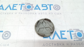 Центральный колпачек на диск Mitsubishi Outlander 14-21 серый, 59/53,5 мм, полезла краска