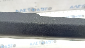 Накладка порога передняя левая Ford Explorer 20-24 черная с хром, с подсветкой, царапины, коррозия