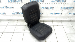 Задній ряд сидінь 2 ряд праве Honda CRV 23-26 без airbag, чорна шкіра з помаранчевим рядком, перфорація, Sport Touring, Sport-L, під хімчистку, прим'ято
