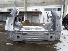 Задня панель Audi Q7 16-26 2 частини, срібло, на кузові